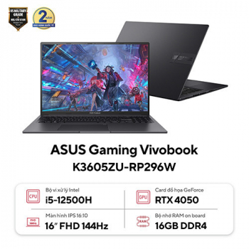 ASUS Gaming Vivobook K3605ZU-RP296W