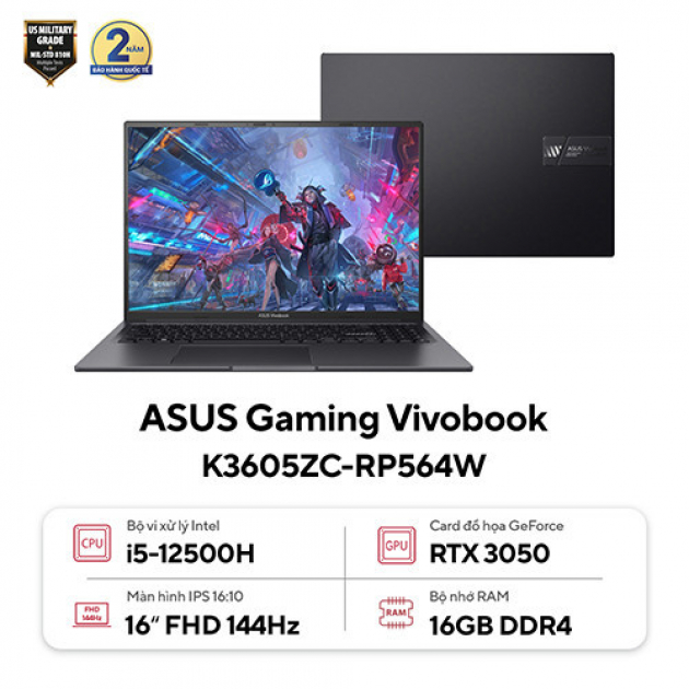 ASUS Gaming Vivobook K3605ZC-RP564W