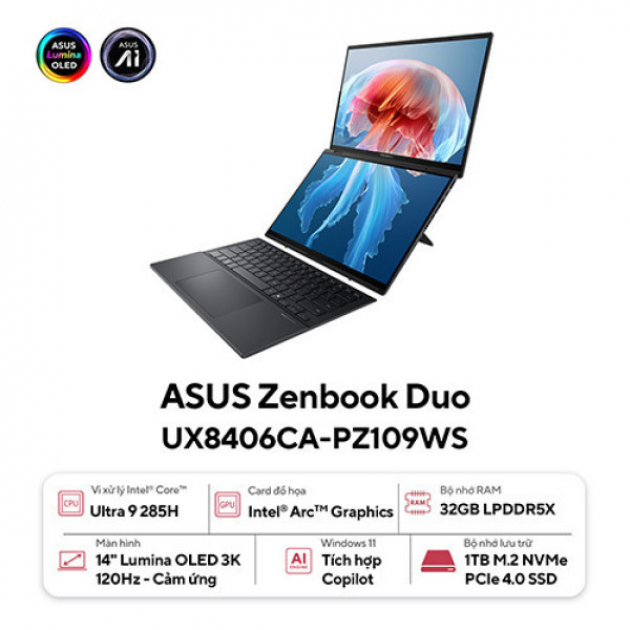 Asus Zenbook Duo UX8406CA-PZ109WS