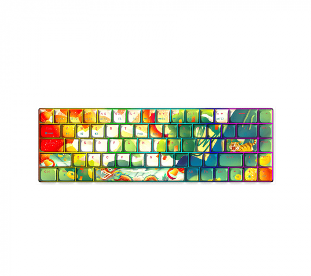 Bàn phím cơ không dây Newmen Dual Mode GM680 Jungle