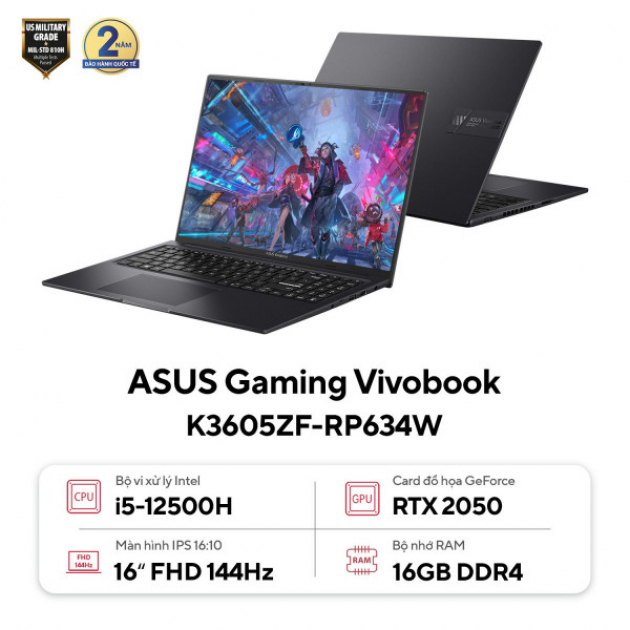 ASUS Gaming Vivobook K3605ZF-RP634W