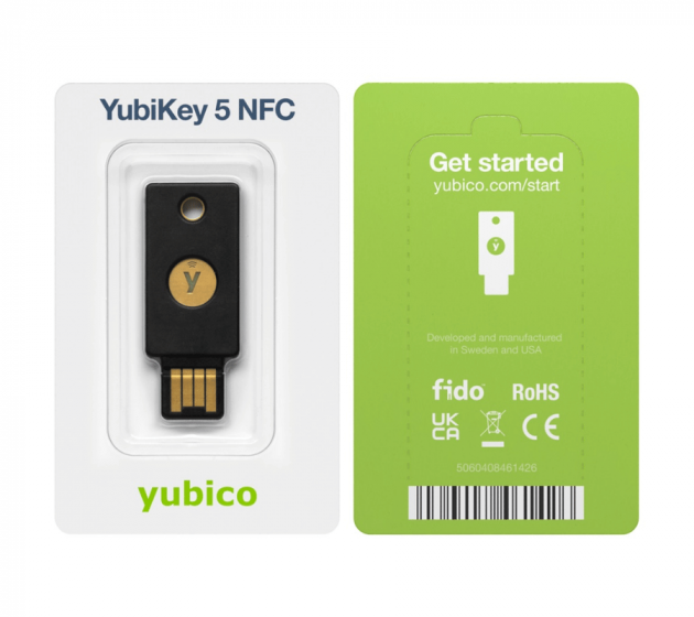 Khóa bảo mật Yubico YubiKey 5 NFC