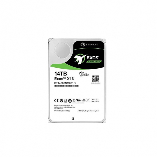Ổ cứng HDD SEAGATE EXOS ST14000NM001G Dung lượng 14TB 3.5" - 6Gb/s, 256MB cache, 7200rpm